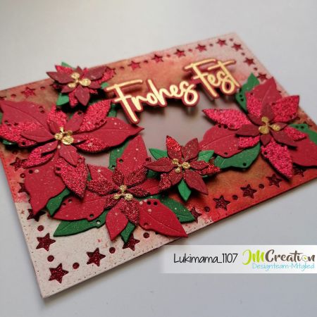 Stanzschablone - Weihnachtsstern + A6